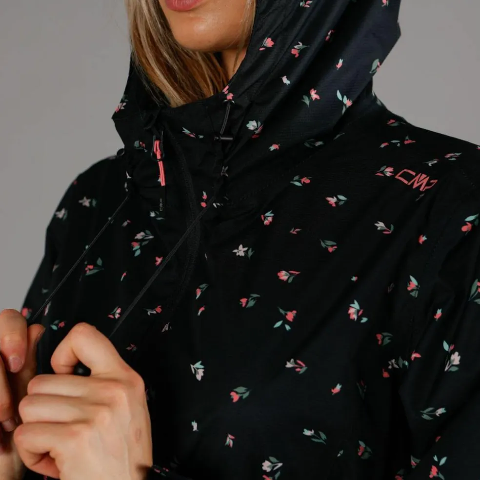 Wasserdichte Damenjacke mit Kapuze