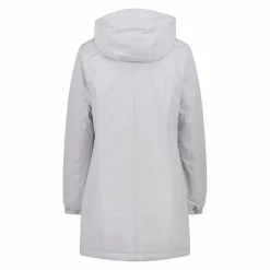 Wasserdichter Damen-Parka aus Ripstopgewebe mit abnehmbarer Kapuze