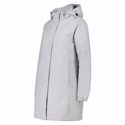 Wasserdichter Damen-Parka aus Ripstopgewebe mit abnehmbarer Kapuze