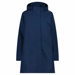 Wasserdichter Damen-Parka aus Ripstopgewebe mit abnehmbarer Kapuze