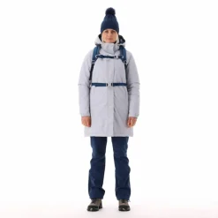 Wasserdichter Damen-Parka aus Ripstopgewebe mit abnehmbarer Kapuze