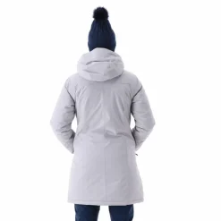 Wasserdichter Damen-Parka aus Ripstopgewebe mit abnehmbarer Kapuze