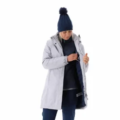 Wasserdichter Damen-Parka aus Ripstopgewebe mit abnehmbarer Kapuze