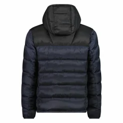 Wattierte Herrenjacke mit Kapuze