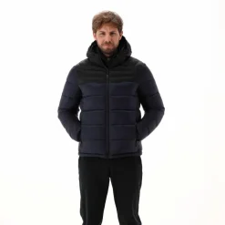 Wattierte Herrenjacke mit Kapuze