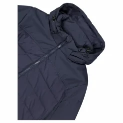 Wattierte Herrenjacke mit abnehmbarer Kapuze