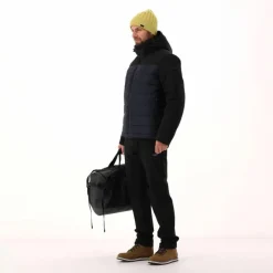 Wattierte Herrenjacke mit abnehmbarer Kapuze