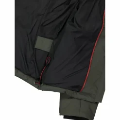 Wattierte Herrenjacke mit abnehmbarer Kapuze