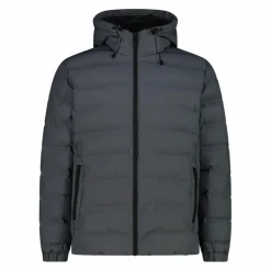 Wattierte Herrenjacke mit regulierbarer Kapuze