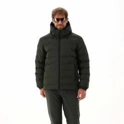 Wattierte Herrenjacke mit regulierbarer Kapuze