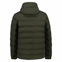 Wattierte Herrenjacke mit regulierbarer Kapuze