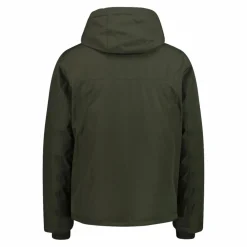 Wattierte Herrenjacke mit Kapuze