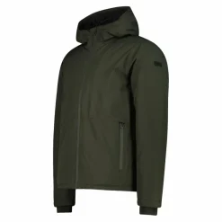 Wattierte Herrenjacke mit Kapuze