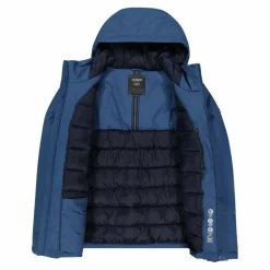 Wattierte Herrenjacke mit Kapuze