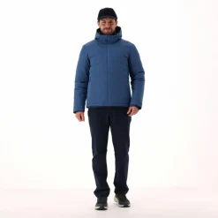 Wattierte Herrenjacke mit Kapuze