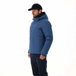 Wattierte Herrenjacke mit Kapuze