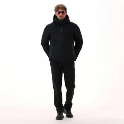 Wattierte Herrenjacke mit Kapuze