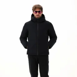 Wattierte Herrenjacke mit Kapuze