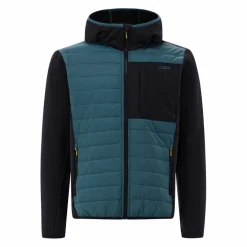 Wattierte Hybridjacke Unlimitech mit Kapuze für Herren