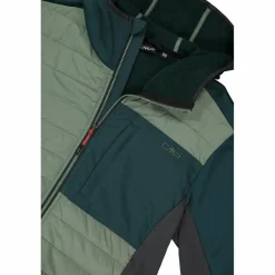 Wattierte Hybridjacke Unlimitech mit Kapuze für Herren