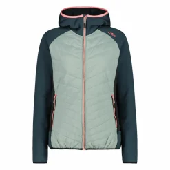 Wattierte Hybrid-Kapuzenjacke Unlimitech für Damen