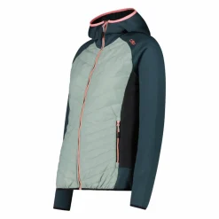 Wattierte Hybrid-Kapuzenjacke Unlimitech für Damen