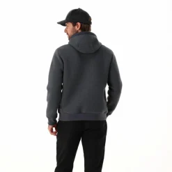 Wattierte Jacke aus Knit Tech für Herren mit Kapuze