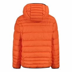 Wattierte Jungenjacke mit Kapuze