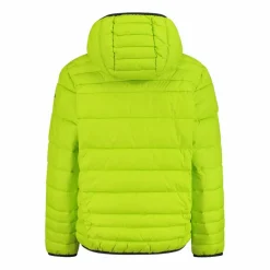 Wattierte Jungenjacke mit Kapuze