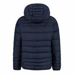 Wattierte Jungenjacke mit Kapuze