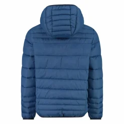Wattierte Jungenjacke mit Kapuze