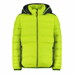 Wattierte Jungenjacke mit Kapuze