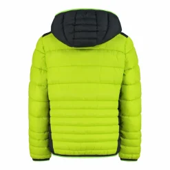 Wattierte Jungenjacke mit Kapuze