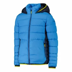 Wattierte Jungenjacke mit Kapuze