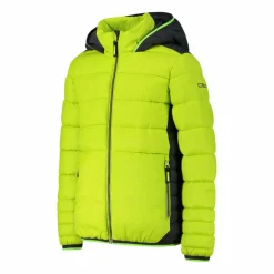 Wattierte Jungenjacke mit Kapuze