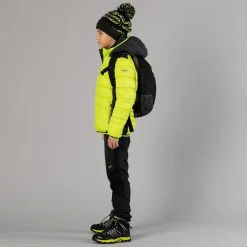 Wattierte Jungenjacke mit Kapuze