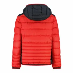 Wattierte Jungenjacke mit Kapuze