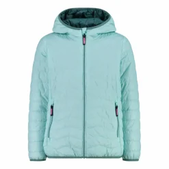 Wattierte Steppjacke mit Kapuze für Mädchen