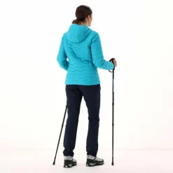 Wattierte Steppjacke mit Kapuze für Damen