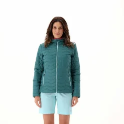 Wattierte Steppjacke mit Kapuze für Damen