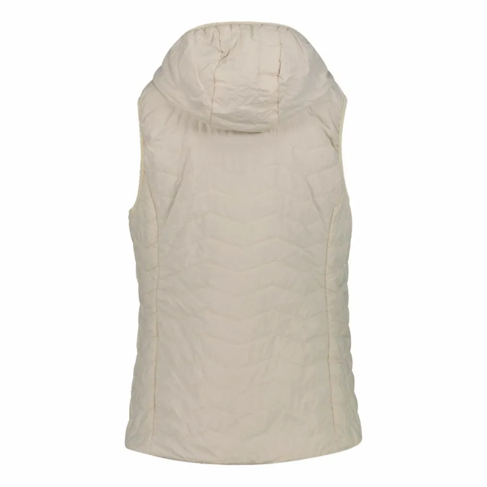 Wattierte Weste mit Kapuze für Damen