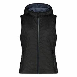 Wattierte Weste mit Kapuze für Damen