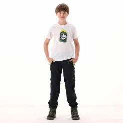 Zip-Off-Jungenhose aus Stretchgewebe