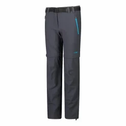 Zip-Off-Mädchenhose aus Stretchgewebe