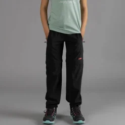 Zip-Off-Mädchenhose aus Stretchgewebe