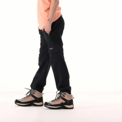 Zip-Off-Mädchenhose aus Stretchgewebe