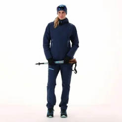 Zusammenfaltbare wasserabweisend Damenjacke mit Kapuze