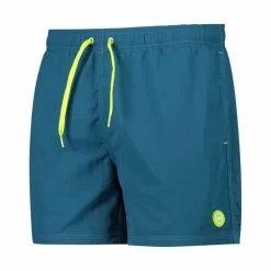 Zweifarbige Bermuda-Badeshorts