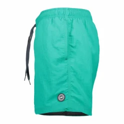 Zweifarbige Bermuda-Badeshorts
